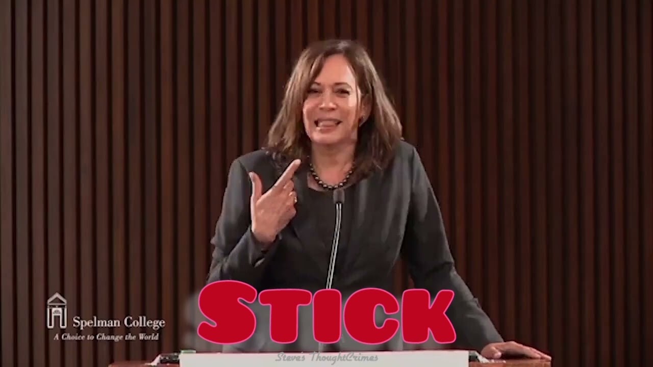 Kamala Harris: Lipstick, Lids & Looney.